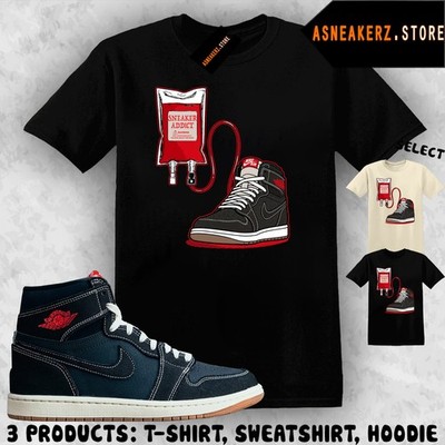 Tee Shirt Matching AJ 1 High OG Flight Club To Match Sneaker Therapy T-Shirt