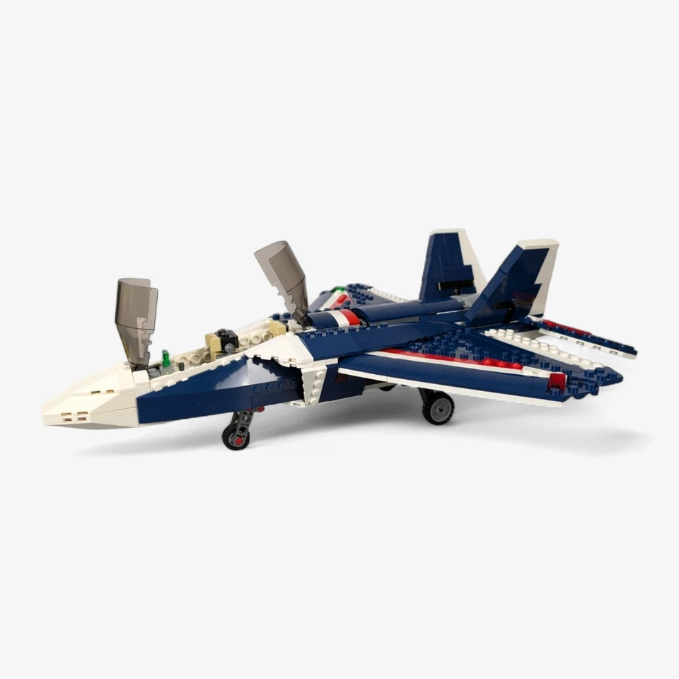 Lego 31039 Creator 3 en 1 azul Power Jet usado 1 pieza de repuesto usado Foto 3 de 4