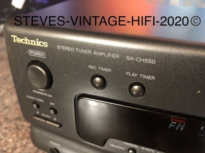 TECHNICS SA-CH550 STEREO TUNER AMPLIFIER UNIT ONLY DULL DISPLAY L