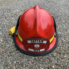 Vintage 1996 Cairns & Brothers 660C Metro Fire Helmet w/ Liner Retired Captain