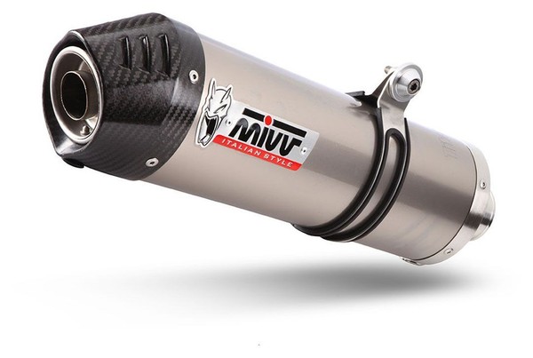 KT.023.LNC - Auspufftopf Mivv Oval Titan Carbon-Endkappe Ktm 690 Smc R (20-22)-image