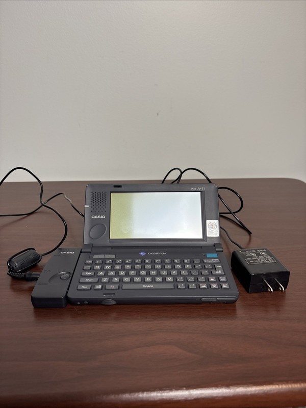 CASIO CASSIOPEIA A-11 Personal Pocket Computer - AS IS - FOR PARTS- NOT WORKING