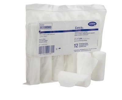 HARTMANN CONFORMING STRETCH BANDAGE 3''X4.1YDS 22 ROLLS