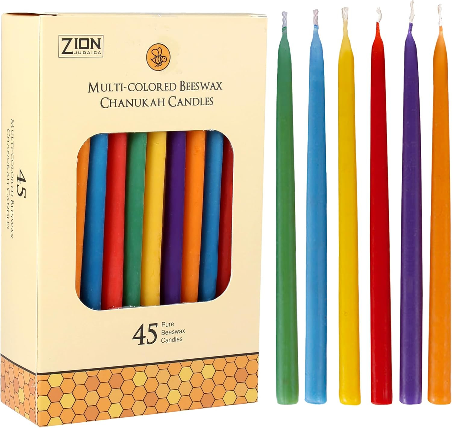 For Menorah 5.75" Tall Multi Colored