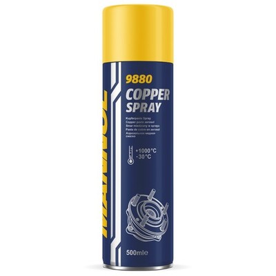 MANNOL COPPER SPRAY 500 ml KUPFERPASTE SCHMIERPASTE BREMSENSPRAY BREMSENPASTE