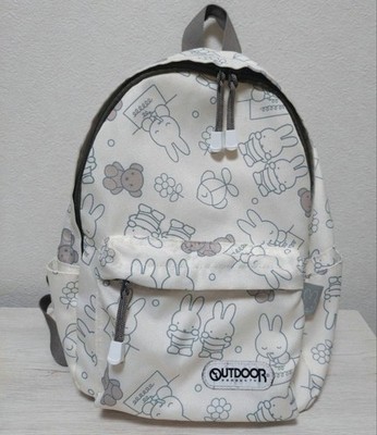 (ASK availability first)Miffy OUTDOOR collaboration backpack ivory pre-ownerd