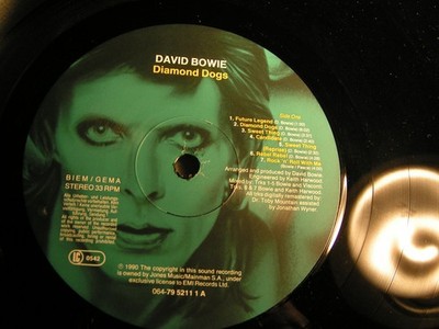 DAVID BOWIE  -   DIAMOND DOGS !! ( LP ) * D-Pressung * NEAR MINT * SELTEN !!