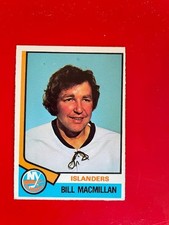 1974-75 O-Pee-Chee set break OPC #339 Bill MacMillan - New York Islanders NRMT