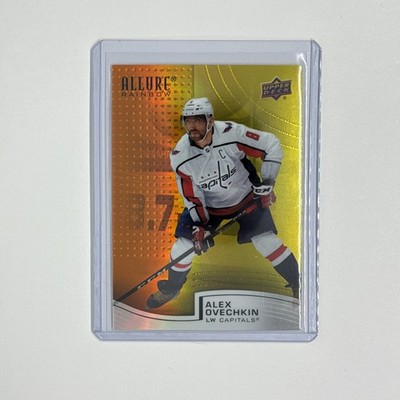 2021-22 Upper Deck Allure Rainbow Orange Yellow #R-100 Alex Ovechkin Capitols 
