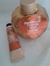 Bath Body Works Marshmallow Pumpkin Latte Body Wash Bubble Bath 14.5 oz
