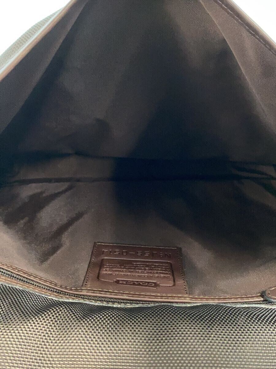 Coach J5S-0514 Business Bag Briefcase Leather Camel Plain