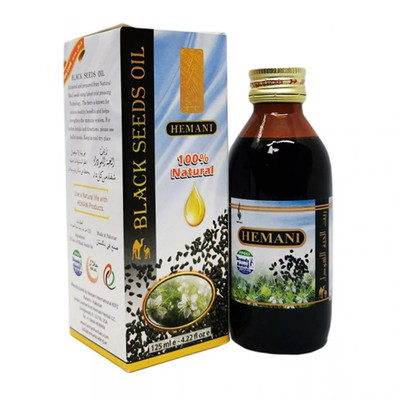 Hemani Schwarzkümmelöl 125 ml - natives kaltgepresstes Kalonji, Wellness