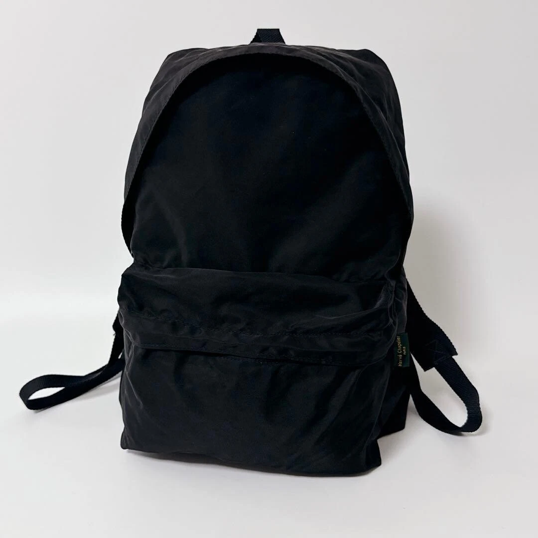 Herve Chapelier Nylon Exterior Backpack Bags & Handbags for Women