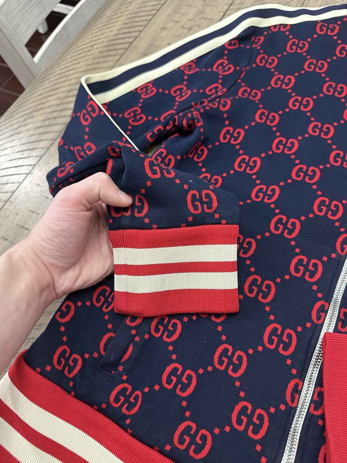 Gucci Monogram Track Jacket Size Large Runs Small - image 9