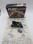 Vintage GI Joe Silver Mirage Motorcycle 1985 With Box And Blueprints Complete