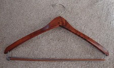 Vintage Beautiful Wood Clothes Hanger