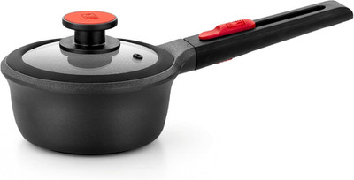 Infinity Nonstick Saucepan with Glass Lid - 1.2 Quart, PFAS Free, Induction Safe