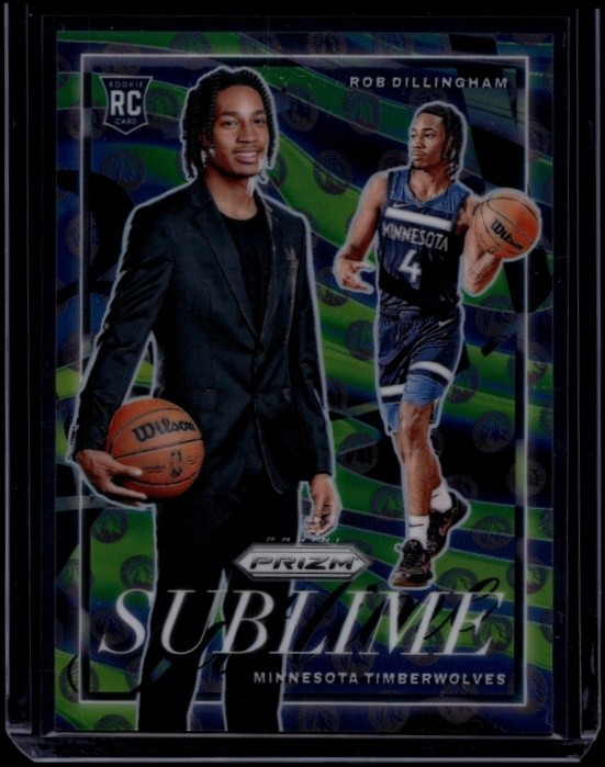 2024-25 Panini Prizm Basketball Rob Dillingham #24 RC Rookie Sublime