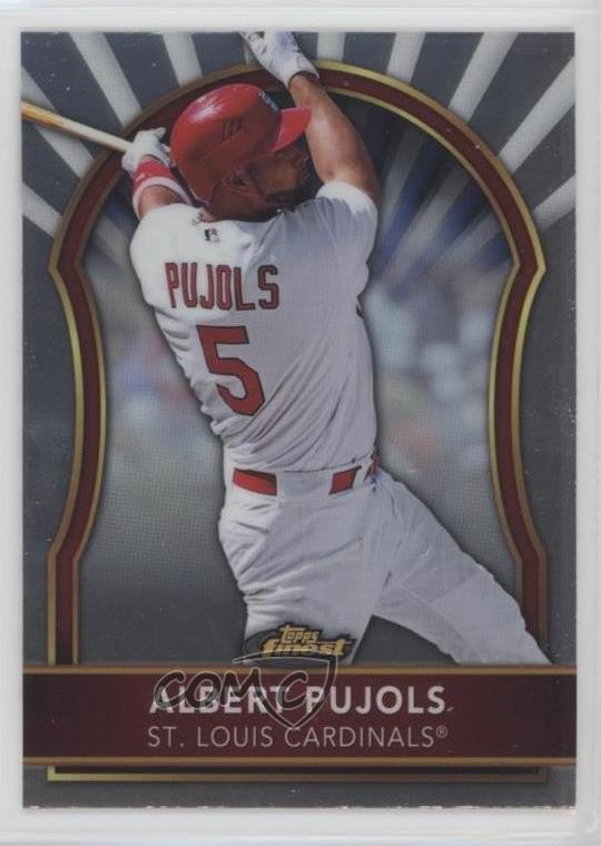 2011 Topps Finest Albert Pujols #25