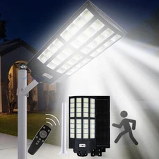 8000W Commercial Solar Street Lights Outdoor Lighting Dusk to Dawn High Bright