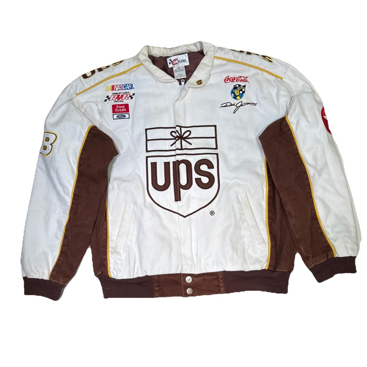 Vintage Dale Jarrett #88 UPS Chase Authentics NASCAR Racing Jacket