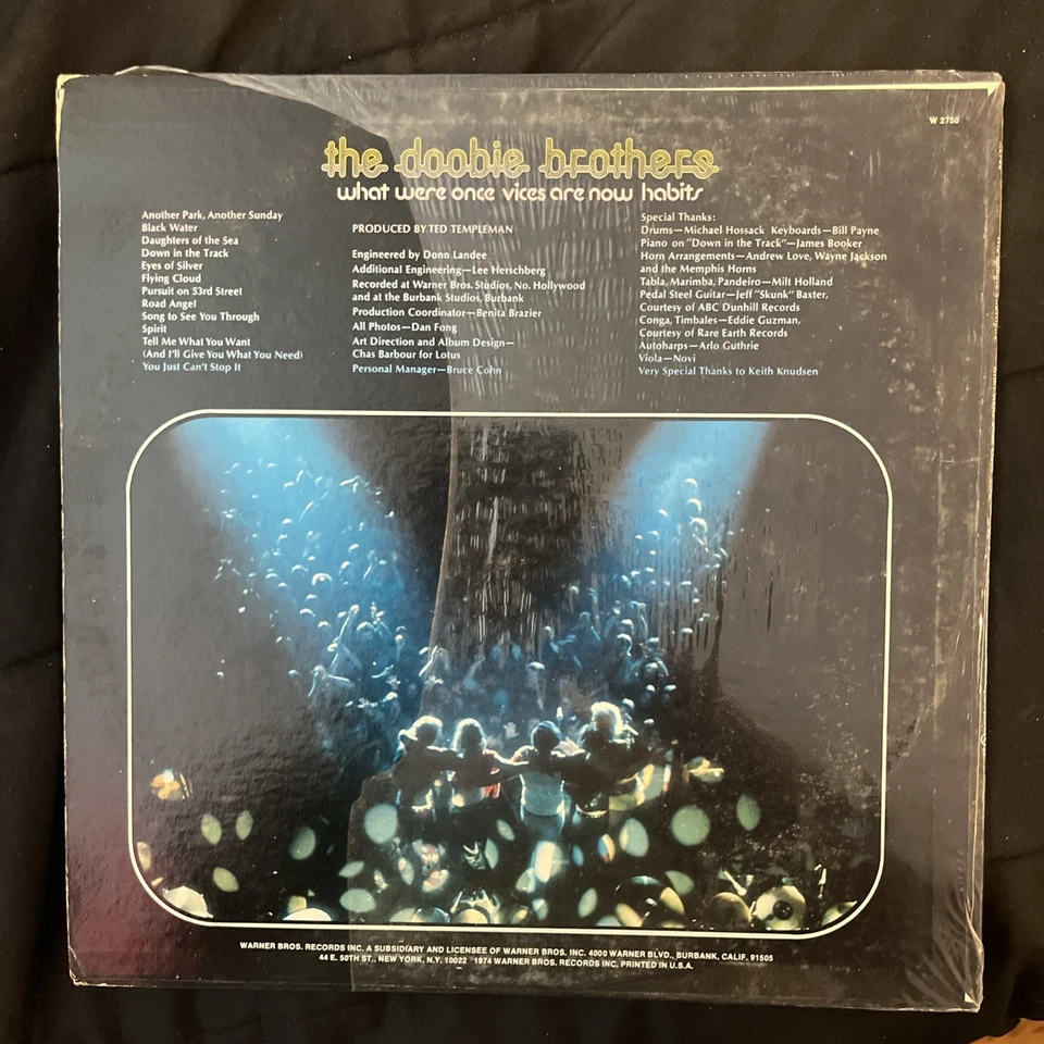 The Doobie Brothers, What Were Once Vices Are Now Habbits Vinyl (WITH POSTER) - Image 2 of 4