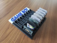 Nintendo Game Boy Cartridge Holder Cart Tray Display Stand Storage Color Advance