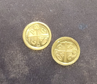 1 Gram PG&G Prospectors Gold & Gems (2) Half Gram X 0.5 gram .9999 Gold Rounds