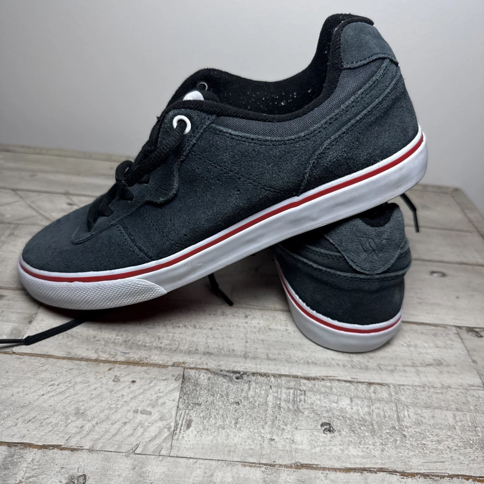 Shaun Blanco Azul Zapatos de Patinador Gamuza Cuero Tenis Talla 10 EE. UU. Foto 3 de 4