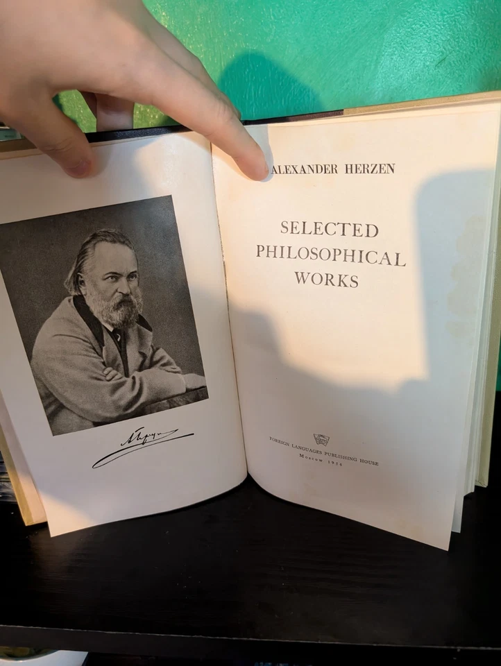Alexander Herzen Selected Philosophical Works Foreign Languages Publishing Book - Image 3 of 4