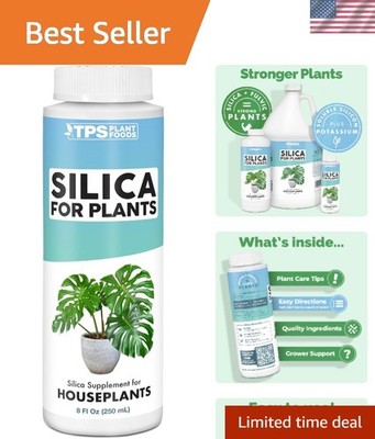 8 oz Silica for Plants - Enhance Growth, Sturdiness & Resilience - USA Made