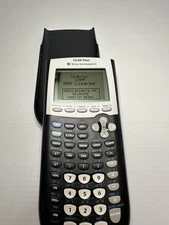 Texas Instruments TI-84 Plus Black Graphing Calculator - Black Spot On Screen