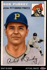 1954 Topps #202 Bob Purkey Pirates RC 6 - EX/MT