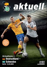 World Cup Qualification 16.10.2012 Germany - Sweden In Berlin