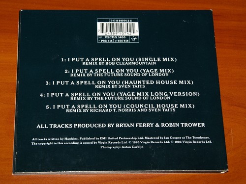 BRYAN FERRY 2x CD SINGLE LOT I Put a Spell On You Will You Love Me Tomorrow FSOL - Imagen 3 de 5