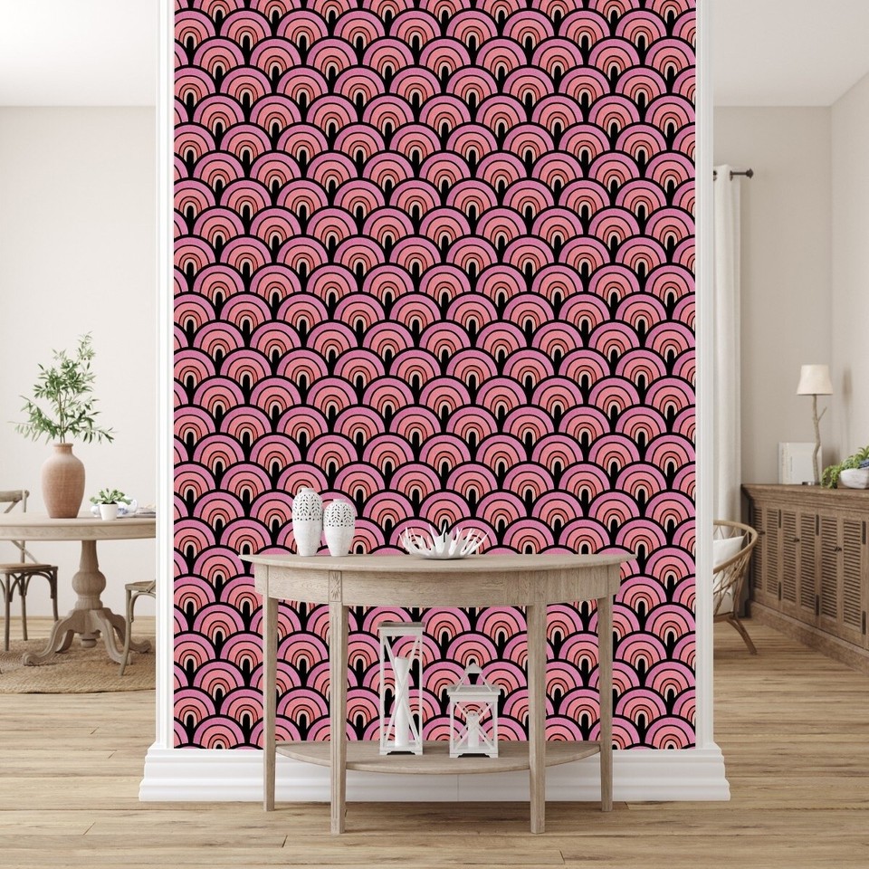 Brightly Pink Rainbows Wallpaper SM7pUaaKEXUdvEQq88VSZQsTD8mU7mBs eBay