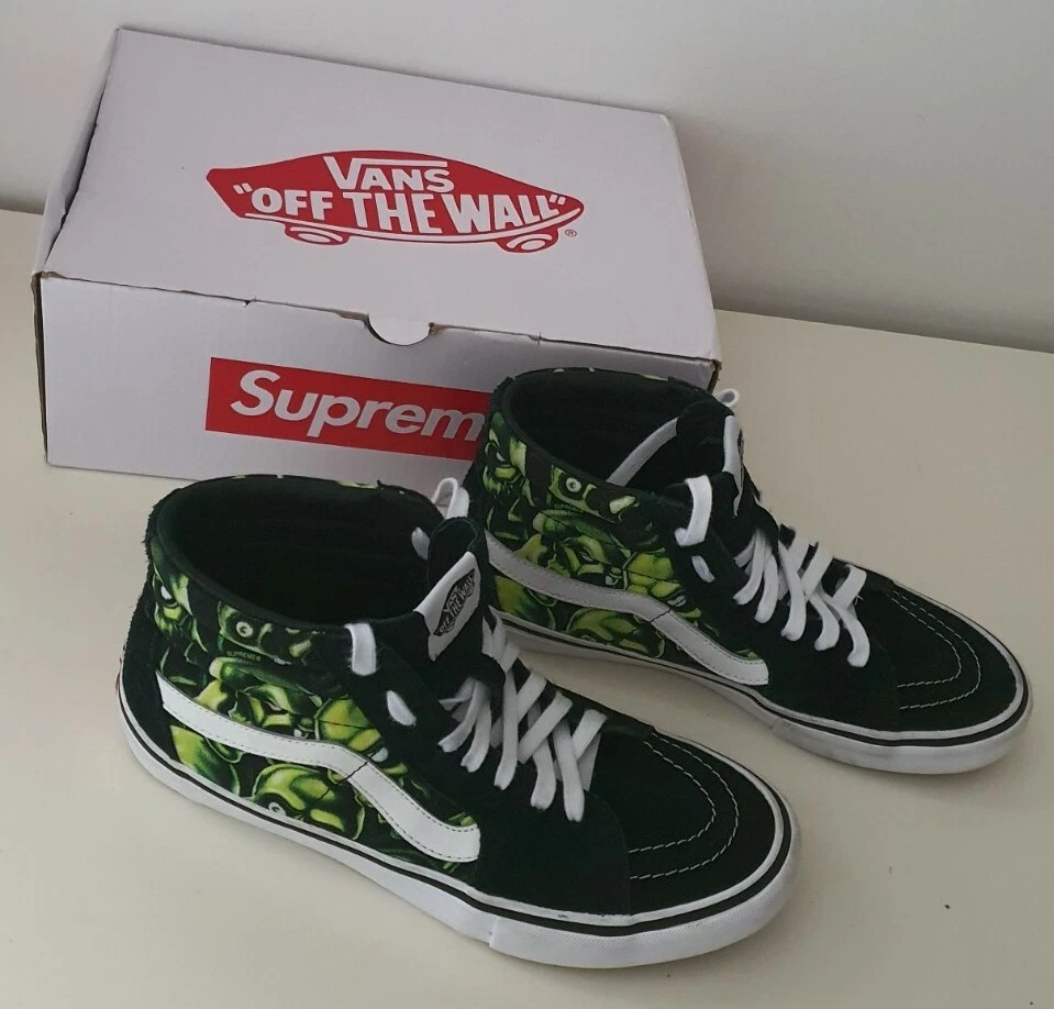 SS18 Supreme x Vans Skull Pile Sk8-Hi UK 8 US 9 EUR 42 trainers