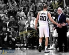 Gregg Popovich Manu Ginobili Spurs Farewell Signed Photo Autograph Print