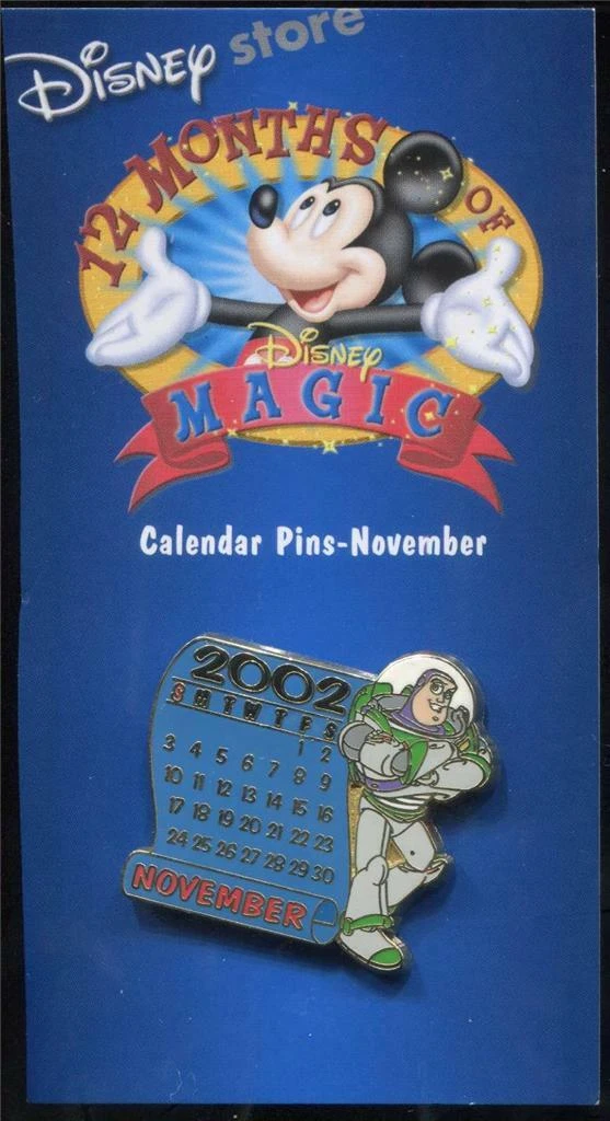 12 Months of Magic November Calendar Buzz Lightyear Disney Pin 16152 | eBay