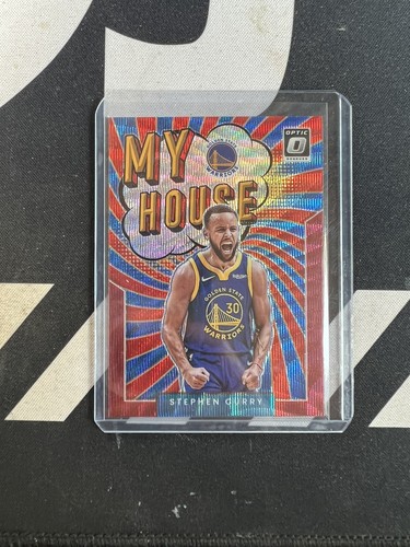 Stephen Curry [Gold Wave] #3 2021 Panini Donruss Optic My House card