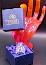 Tipperary Crystal Thimble Mouth-Blown Hand-Cut Upholding a Fine Irish Tradition.