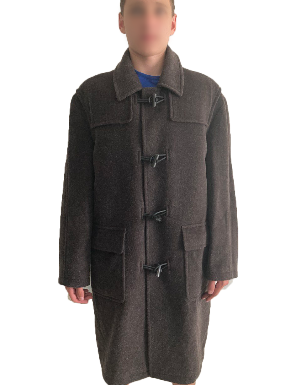 Cappotto da uomo YSL Yves Saint Laurent in lana misto mohair taglia 50 L