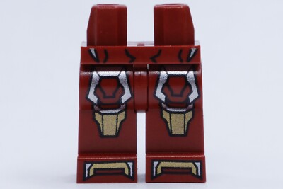 NEW LEGO  Marvel Iron Man Mark 17 Dark Red Legs Piece 76008