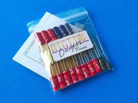 NEC PC Engine Capacitors / 16 x Capacitor Kit + Jailbar Fix + Voltage Regulator