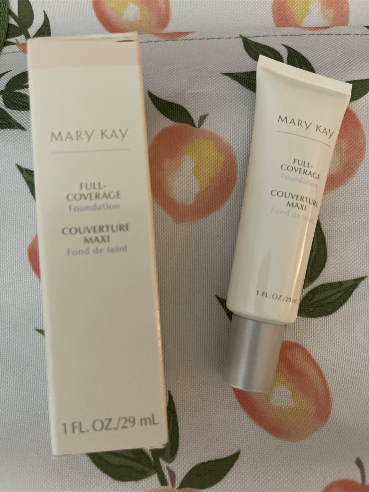 Mary Kay Full Coverage Foundation in Bronze 808 with Gray Cap