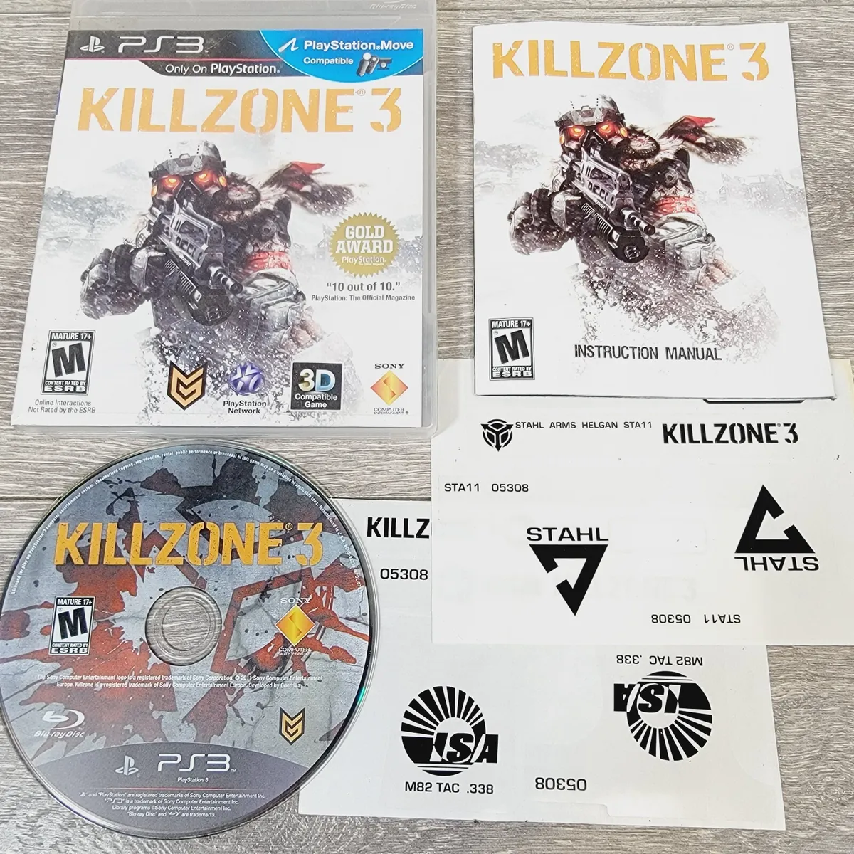 Killzone, New Item, Box, and Manual