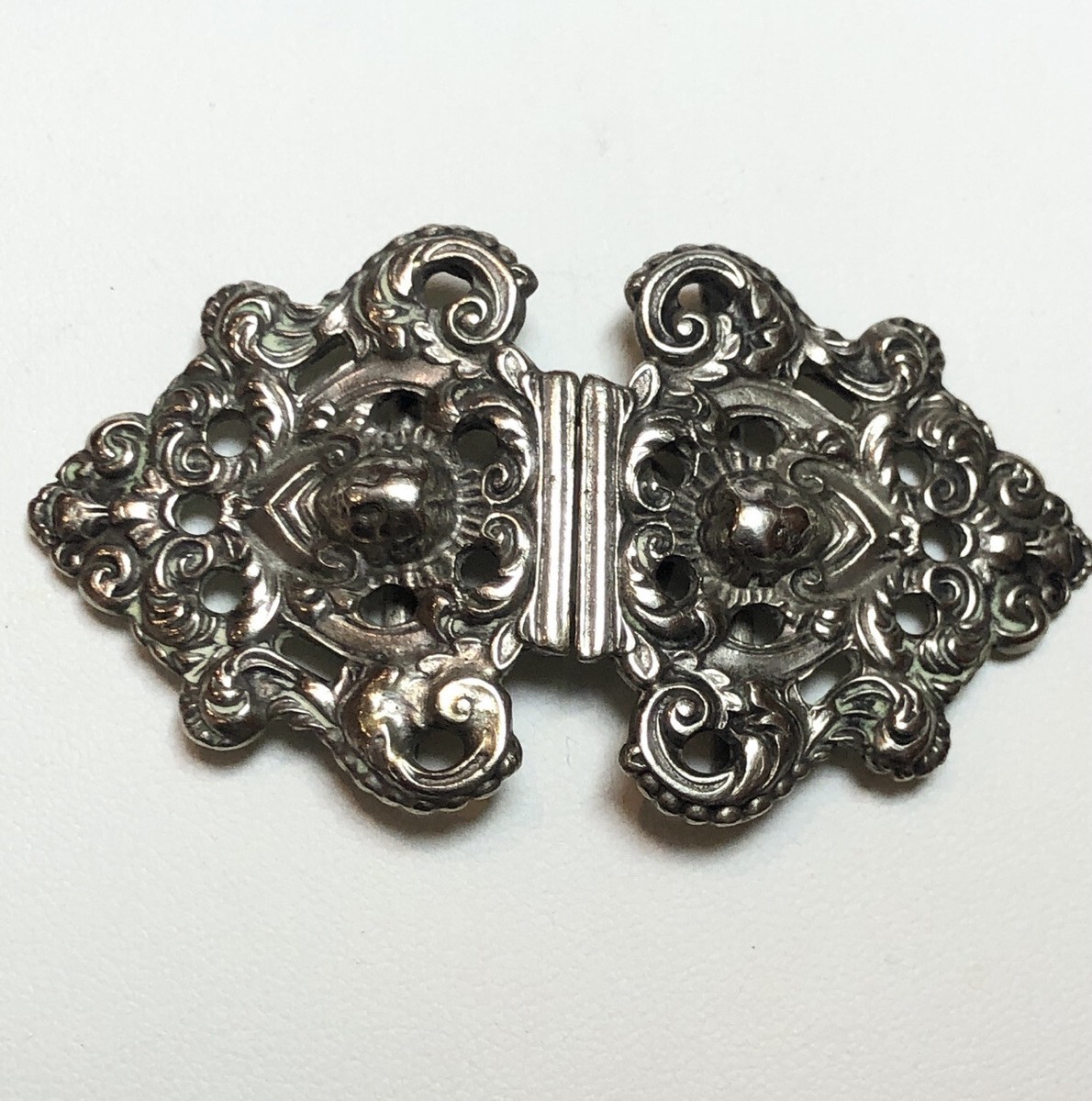 Victorian English Hallmarked Sterling Silver Gargoyle Devil  display picture 1