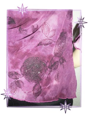 T-shirt Fantaisie à Paillettes Affinités Armand Thiery - Violet Dégradé - Taille 1 (36/38) - Neuf Avec étiquettes