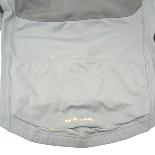 Pearl Izumi Select Thermal Cycling Jersey Smoked Pearl Full Zip Long Sleeve 3M - Picture 9 of 13