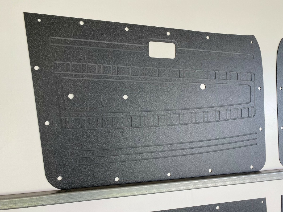 Black ABS Waterproof Door Cards Fit Toyota Corolla KE30-KE38 KE55